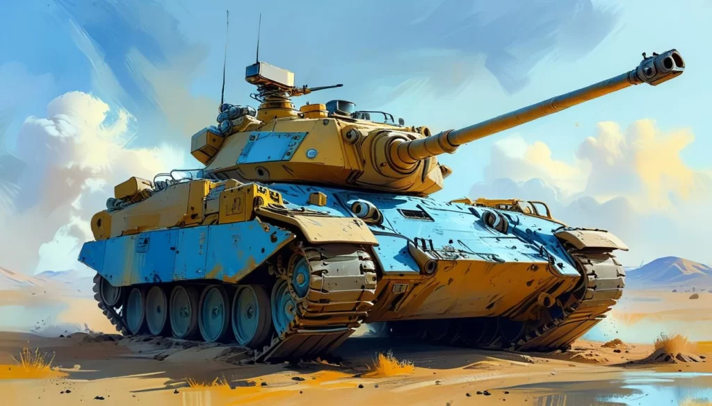 tank télécommandé illustration