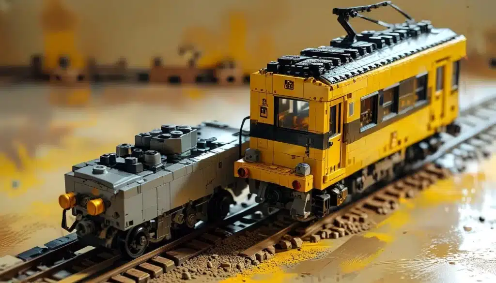 train télécommandé Lego illustration